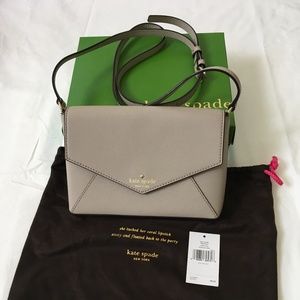 NWT KATE SPADE Cedar Street Monday Crossbody Pewter